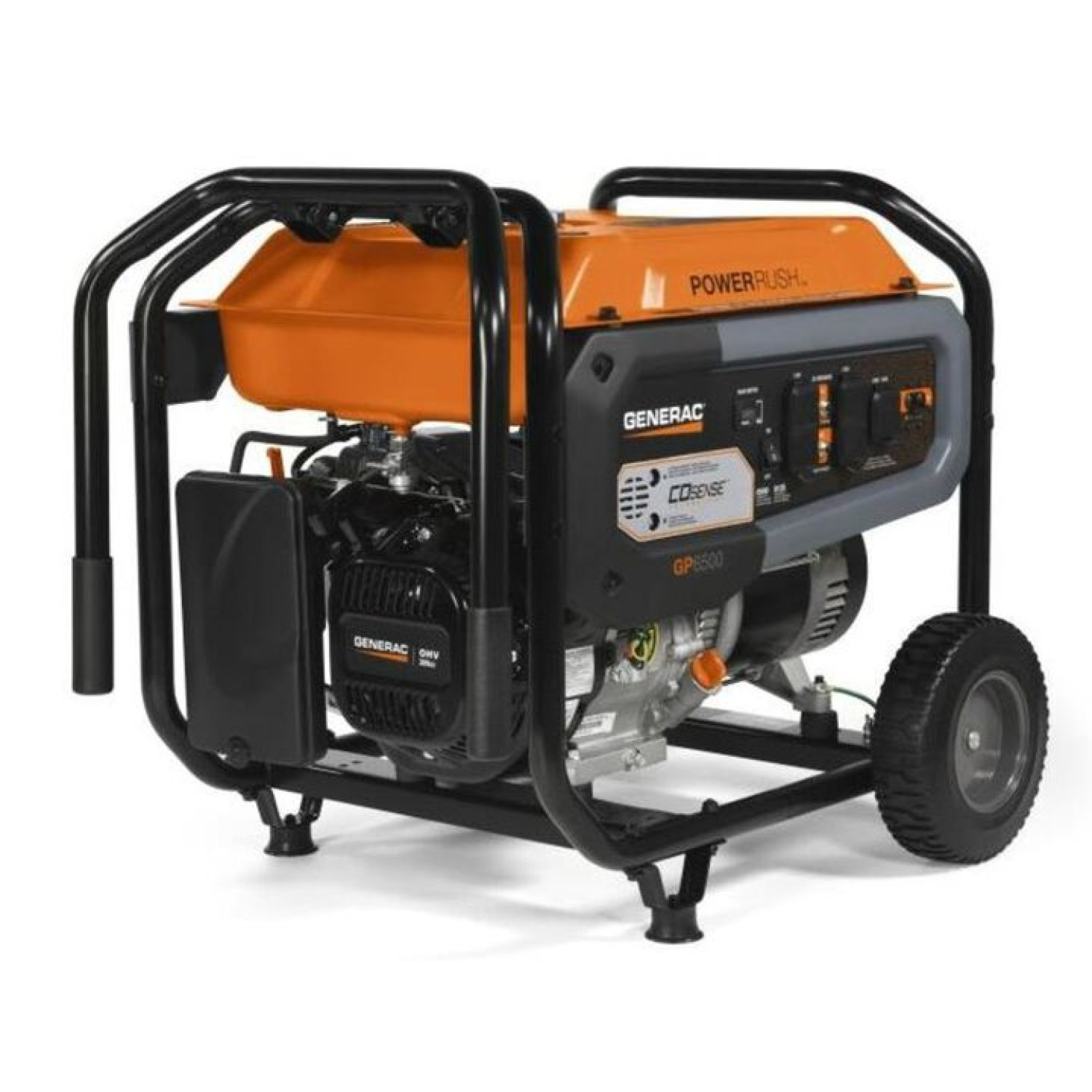 Generac GP6500 6500W Portable Gas Generator with COsense® Technology