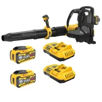 DEWALT 60V MAX* Brushless Cordless Backpack Blower Kit with (2) 15Ah Batteries (DCBL570Z2) 