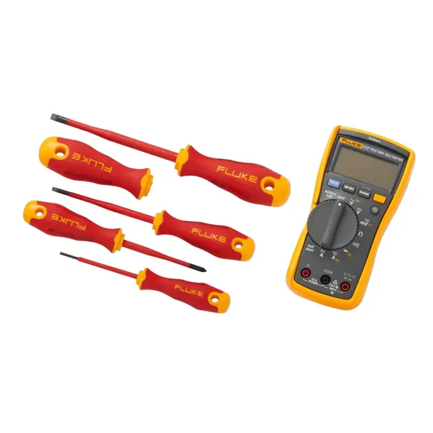 Fluke IB117K Electrician's Multimeter (117) and Insulated Hand Tools Starter Kit (IKST7) Fluke IB117K Electrician's Multimeter (117) and Insulated Hand Tools Starter Kit (IKST7)