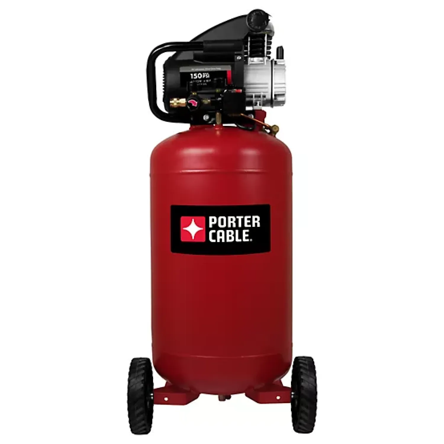 PORTER-CABLE 24-Gallon 1.5 HP Portable Vertical Air Compressor (PXCML224VW)