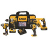 DEWALT 20 V MAX XR Lithium Ion 4-Tool Combo Kit