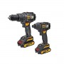 CAT Cordless 18V Hammer Drill & Impact Driver Tool Kit, 2 pc, DX12K