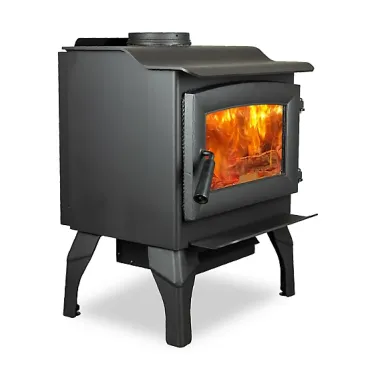 US Stove Defender Wood-Burning Stove on Legs, 1,200 sq. ft., 68,000 BTU (US1100E-L)