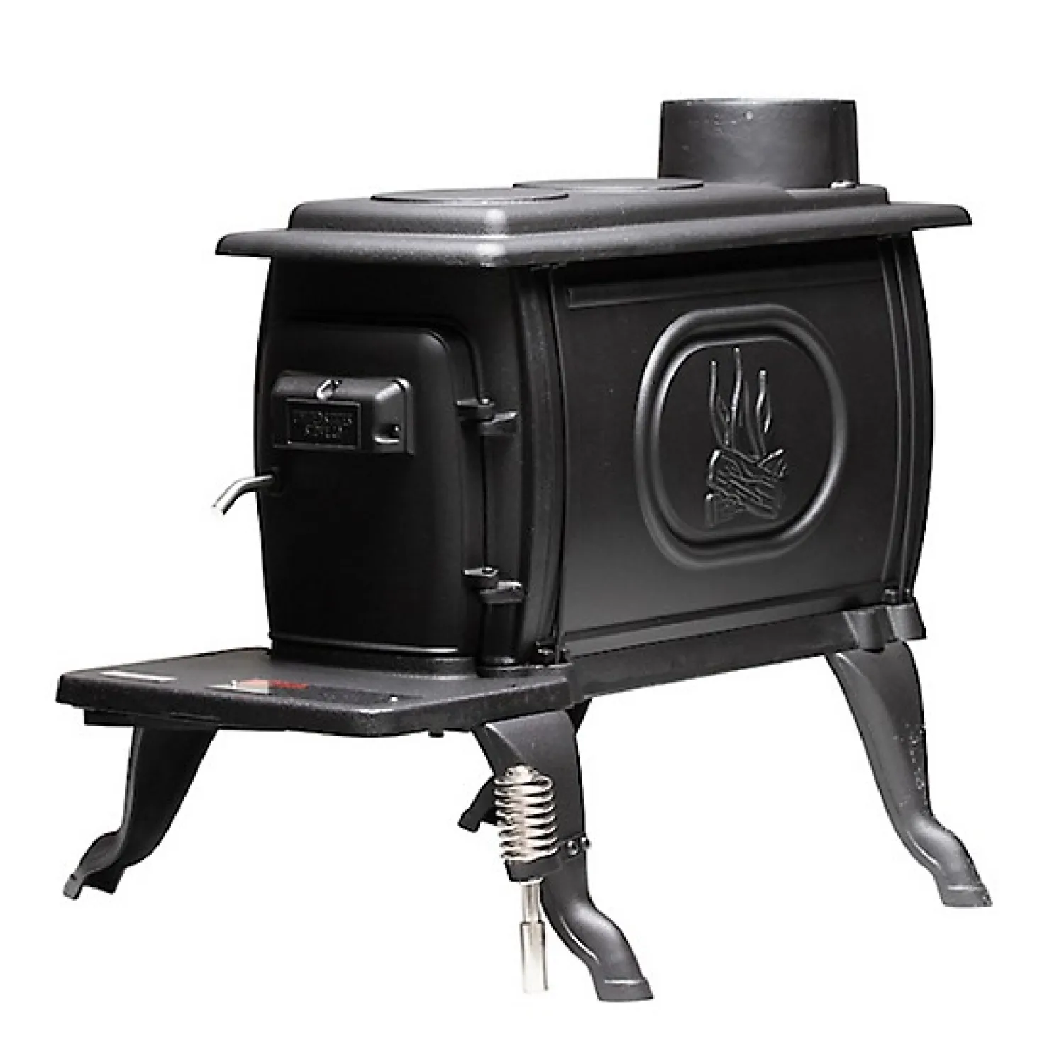 US Stove 900 sq. ft. EPA Certified Small Cast-Iron Wood Stove, 54,000 BTU (US1269E)