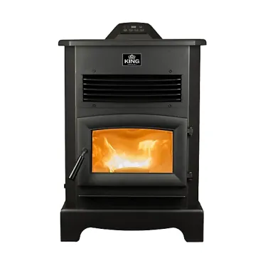 US Stove 3,000 sq. ft. Wi-Fi King Pellet Stove, 170 lb. Hopper Size (KP5522-W)